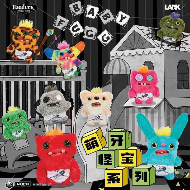 Оригинальная плюшевая игрушка Fuggler Мистер Иглы Крик Ууух Буух Смешной Уродливый Монстр Малыш Серия Fugguler Малыши Фугг в подгузнике Мягкая игрушка