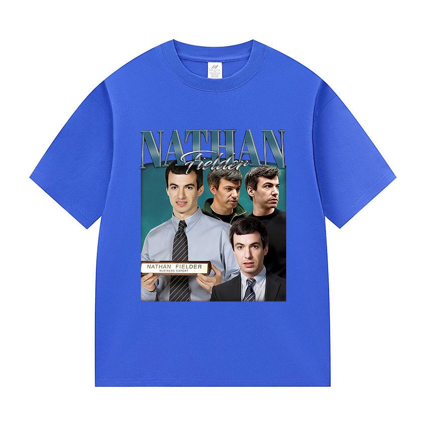 Nathan Fielder Funny Meme T Shirts Unisexs Classic Fashion Vintage Short Sleeve Tshirt Unisex Clothing Oversized 100 Cotton Tshirt