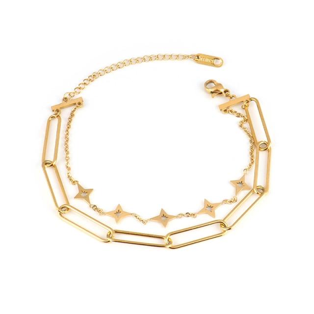 Стальной браслет для женщин, браслеты из нержавеющей стали, браслеты с подвеской в форме сердца, модные браслеты-цепочки, женские толстые браслеты, ювелирные изделия, подарок