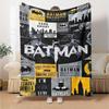 Gotham City Batman Flannel Blanket Super Soft Warm Cozy Blanket For Sofa Bed Office Travel Allseason Home Decor Gift