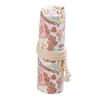 Pencil Roll Holder 36 Slots Canvas Large Capacity  Portable Pencil Wrap for Boys Girls