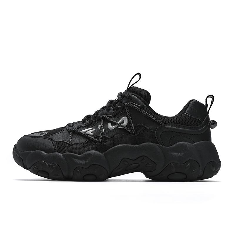 Fila Fluid 6 Cat Paw Shoes Fashion Versatile Simple Comfortable Sports Low Top Casual Shoes Women Sneaker Black F12W512103FBK