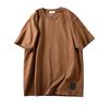 Good Reputation Product! Cabinet 289+! 230g Heavyweight Double Yarn High-Count Cotton Men's Summer Breathable Crew Neck Short-Sleeve T-Shirt