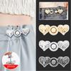 Love Heart Adjustable Waist Clip Zinc Zinc Alloy Waist Buckle Button Clasps Clothing Accessories Trousers