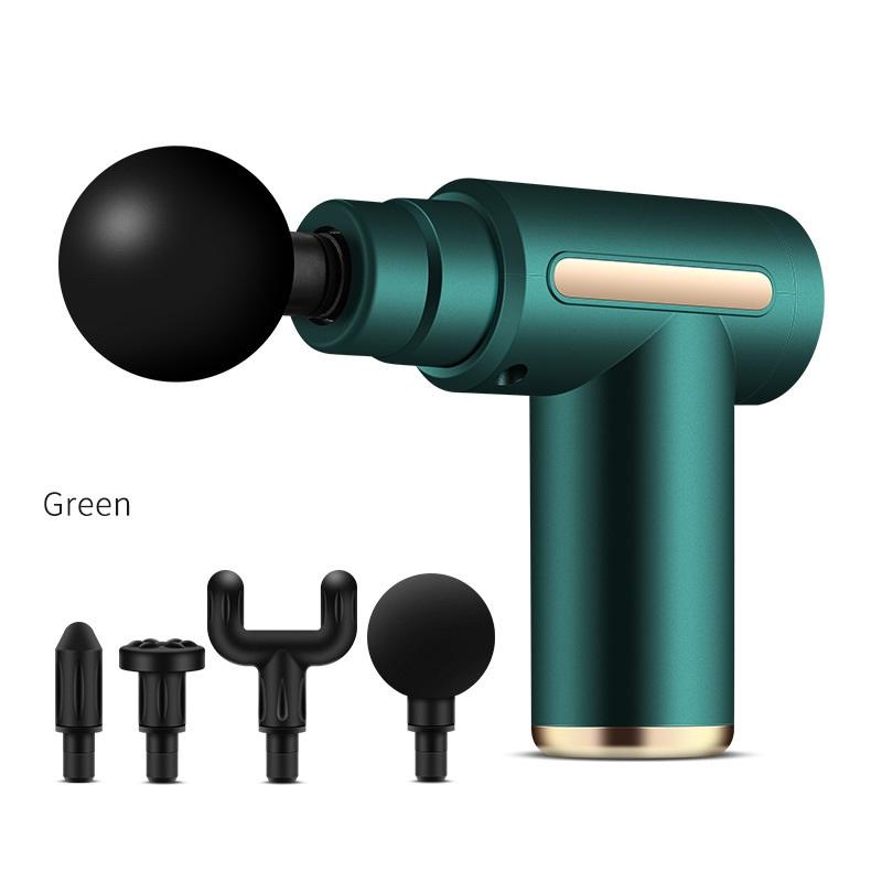 Mini Fascia Gun Handheld Body Massage Gun Deep Muscle Impact Beating Suitable for Neck Back and Legs Exercise Fitness Equipment