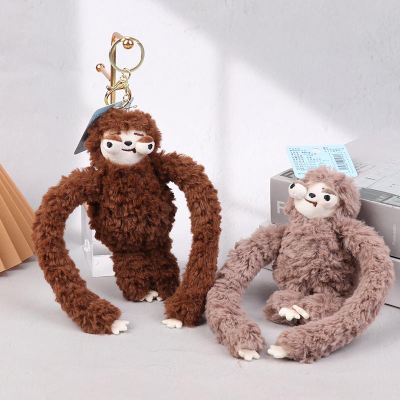 Креативная плюшевая игрушка в виде ленивца из мультфильма, кукла-обезьянка, брелок, милая школьная сумка, подвеска, держатель для ключей от машины, подарки для пары