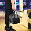 Bowling Bag for Single Ball Bowling Tote with Soft Bowling Cups Holder Bowling Tote Bag with Big Capacity Mesh Pockets