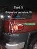 Черные накладки на фары и раму для Toyota FJ Cruiser: Защита передних противотуманных фар, задних фонарей, указателей поворота