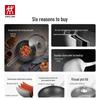 Zwilling Вок из нержавеющей стали с сотовой поверхностью