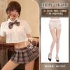 Sexy lingerie uniform seduction senior outfit sexy campus pleated skirt cosplay skirt suit
