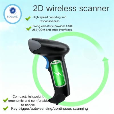 Проводной/Беспроводной/Bluetooth Сканер штрих-кода Ручной Портативный Считыватель QR Сканер штрих-кода 1D 2D Сканер штрих-кода boland