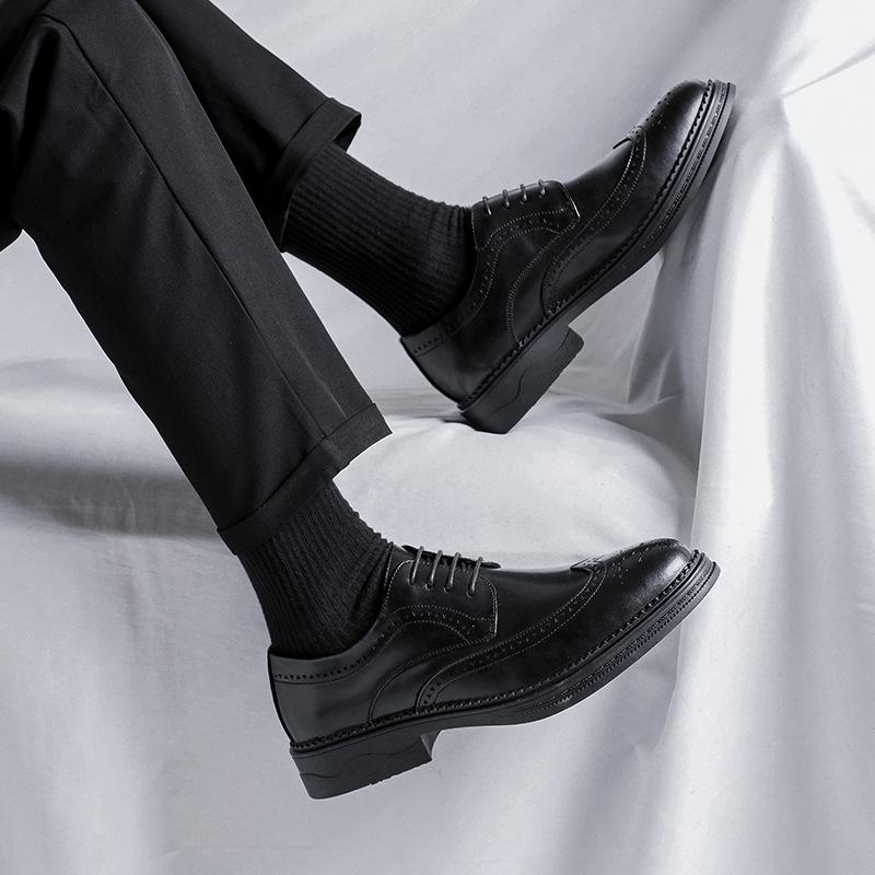 Кожаные мужские туфли британская корейская версия жениха свадебный костюм деловое платье повседневные мужские кожаные туфли 36101-R