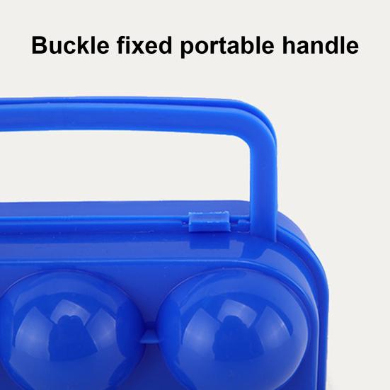 Портативный контейнер для яиц, прочный, 2/4/6 сеток, ящик для хранения яиц, кухонный, для кемпинга, пикника, складной, держатель для переноски, держатель для переноски