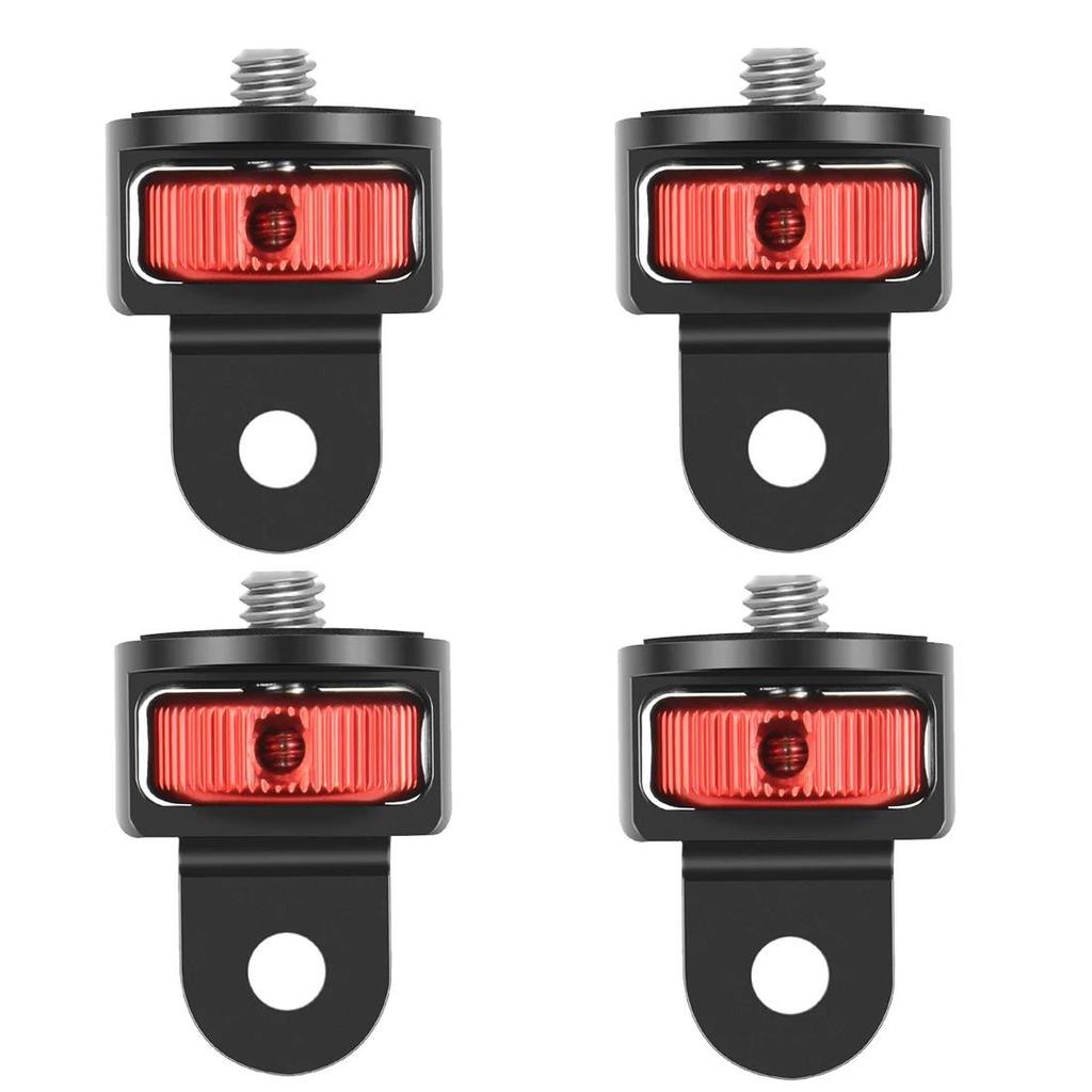 1/4 Inch Screw Tripod Adapter 360 Rotating Mount Holder for Go Pro 13 12 11 10 9 8 Insta360 One X2 X3 X4 DJI Camera Accessories 2