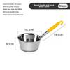 "Thickened Stainless Steel Non-Magnetic Kitchen Spoon: Ideal for Soup, Porridge, and Water"