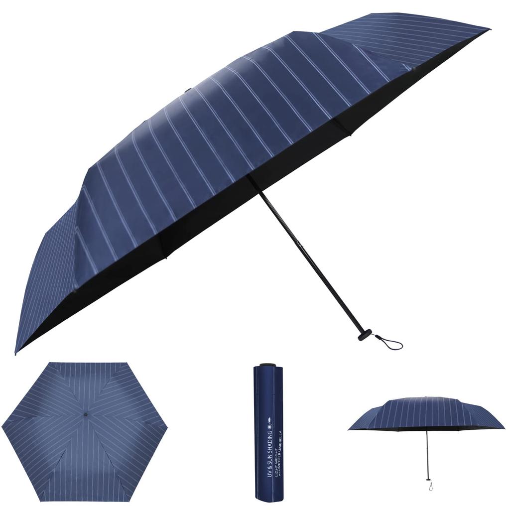 Folding for Both Sun and Over UV Cut Over Light Shielding Heat 300T Fabric Super Water High Strength Carbon Wind Durable Large Lightweight Umbrella 60