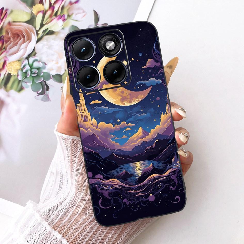 For Funda Motorola Edge 70 Fusion 2026 Phone Case New Fashion Flower Bow Soft Black Silicone Cover For Moto Edge 70Fusion+ Cases