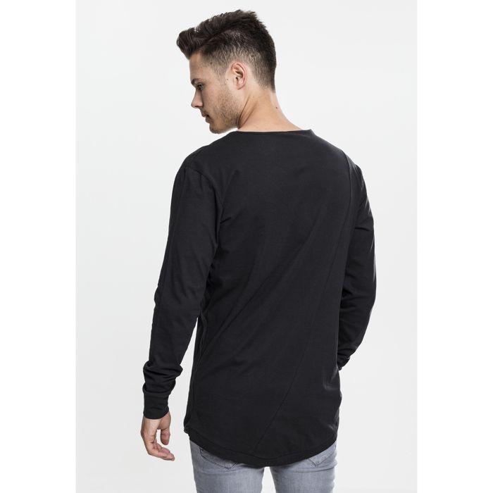 T-shirt - Urban Classic - Long Shaped - Noir - 100% Coton - Manches Longues