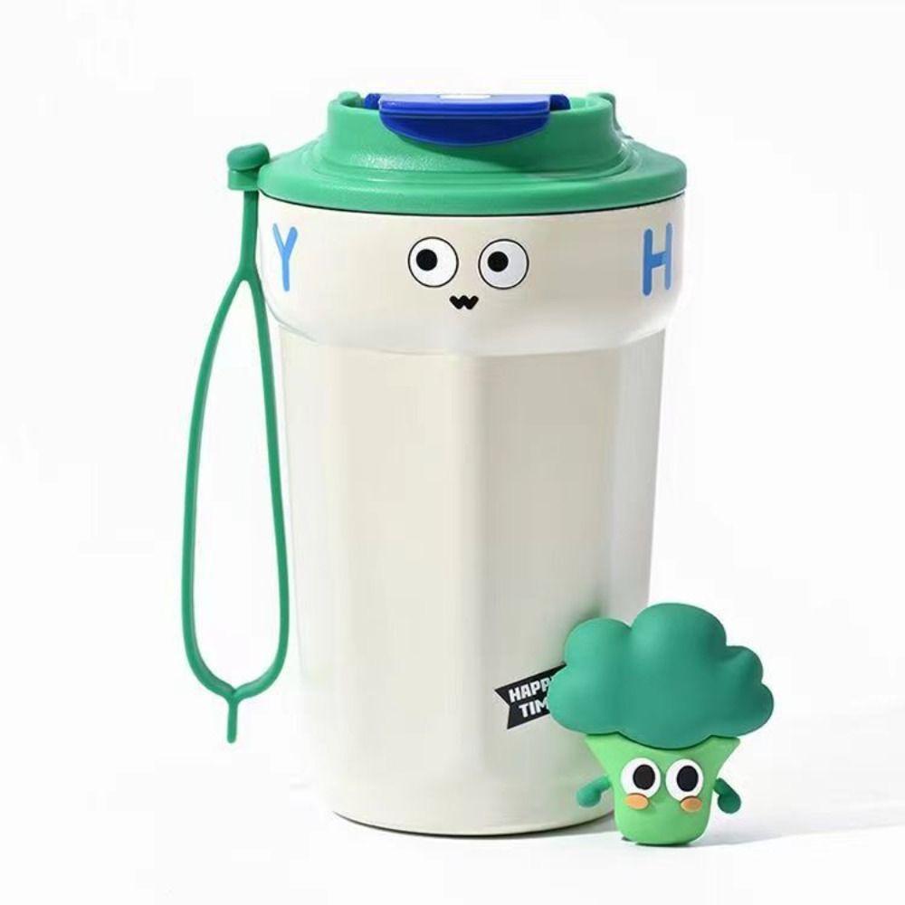 450ml Insulation Cup Stainless Steel Coffee Mug Portable Thermal Flask Hot Cold Drinks