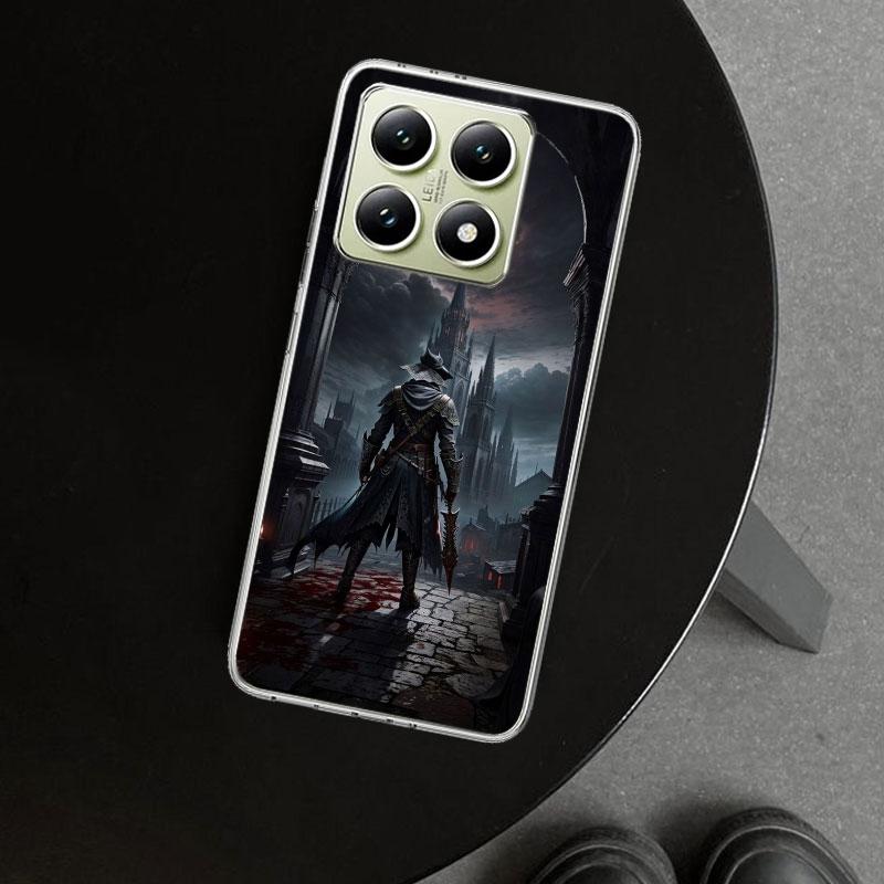 Чехол для телефона Bloodborne для Xiaomi Redmi Note 15 14 13 12 11 Pro Plus 14S 12S 11S 11T 11E 10S 10 Индивидуальные Fundas Redm