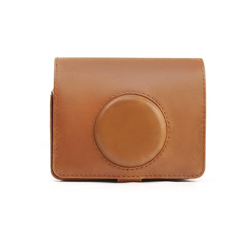 Ретро сумка для камеры для Mini EVO с плечевым ремнем, чехол из ПУ кожи, защитный чехол для камеры, сумка через плечо