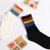 Забавные женские носки различных цветов, женские милые носки, женские дизайнерские школьные носки, корейский стиль