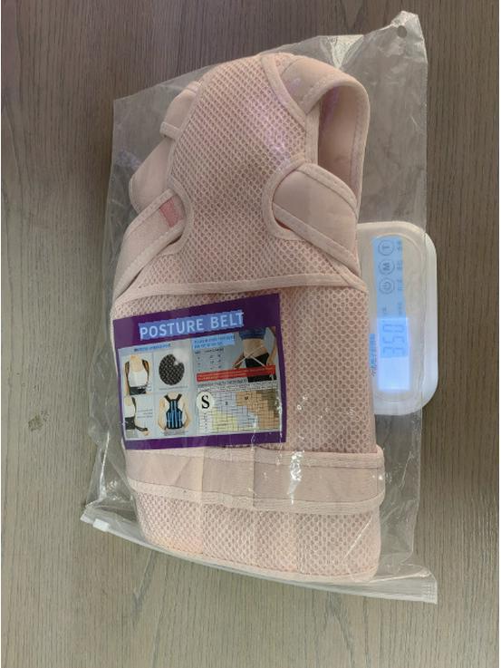 Корректор осанки унисекс: Пояс для поддержки плеч и спины от сутулости для взрослых