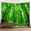Гобелен «Солнечный лес» для украшения офиса, гостиной, настенный гобелен для дома
