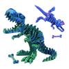 3D-печать суставов тела акулы и динозавра с подвижными формами, свободно качающиеся игрушки, декоративные подарки, новые и уникальные животные