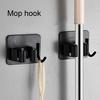 Хранение Установка без сверления Современная с боковым крючком Кухня Швабра Щетка для хранения Напольный органайзер Стойка для швабры