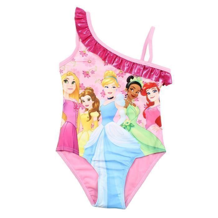 Maillot de bain Princesse - PRI24-3806 S1-7/8A - Rose - Fille