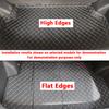 For Mazda 6e EZ-6 J90A 2024 2025 2026 Leather Car Trunk Mat Anti-dirty Cargo Storage Liner Cushion Boot Carpet Auto Accessories