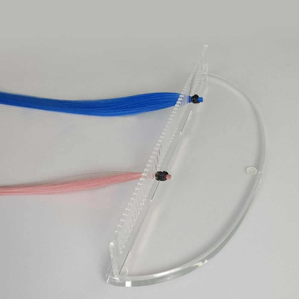 Acrylic Hair Extensions Holder Easy To Install Hair Hanger Extension Display Hair Styling Process