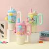 850ml Insulated Cup Cartoon Water Mug New Thermal Bottle Birthday Gift