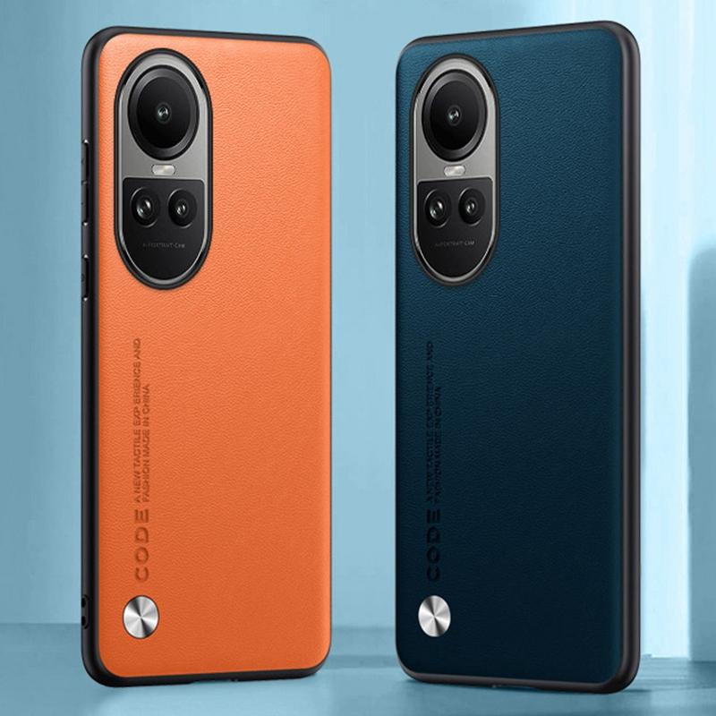 Роскошный чехол из искусственной кожи для OPPO Reno 10 Pro 5G, задняя крышка, силиконовый противоударный защитный чехол для телефона для OPPO Reno10 Pro 10Pro