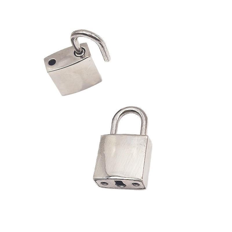 1Piece Metal Bag Lock Square Padlock Closure Clasp Buckle Luggage Lock Clasp Diy Bags Handbags Hardware Decorative Accessories