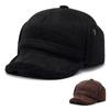 Autumn and Winter New Warm Lei Feng Hat Men's Father Outdoor Leisure Thickened In the Elderly Fleece Hat Ear Cap