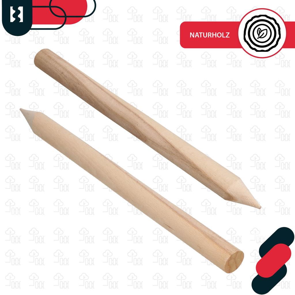 KOTARBAU® Geodetic Beech Wooden Stakes Support for Tomatoes, Vegetables, Trees, 40 CM, Set of 25