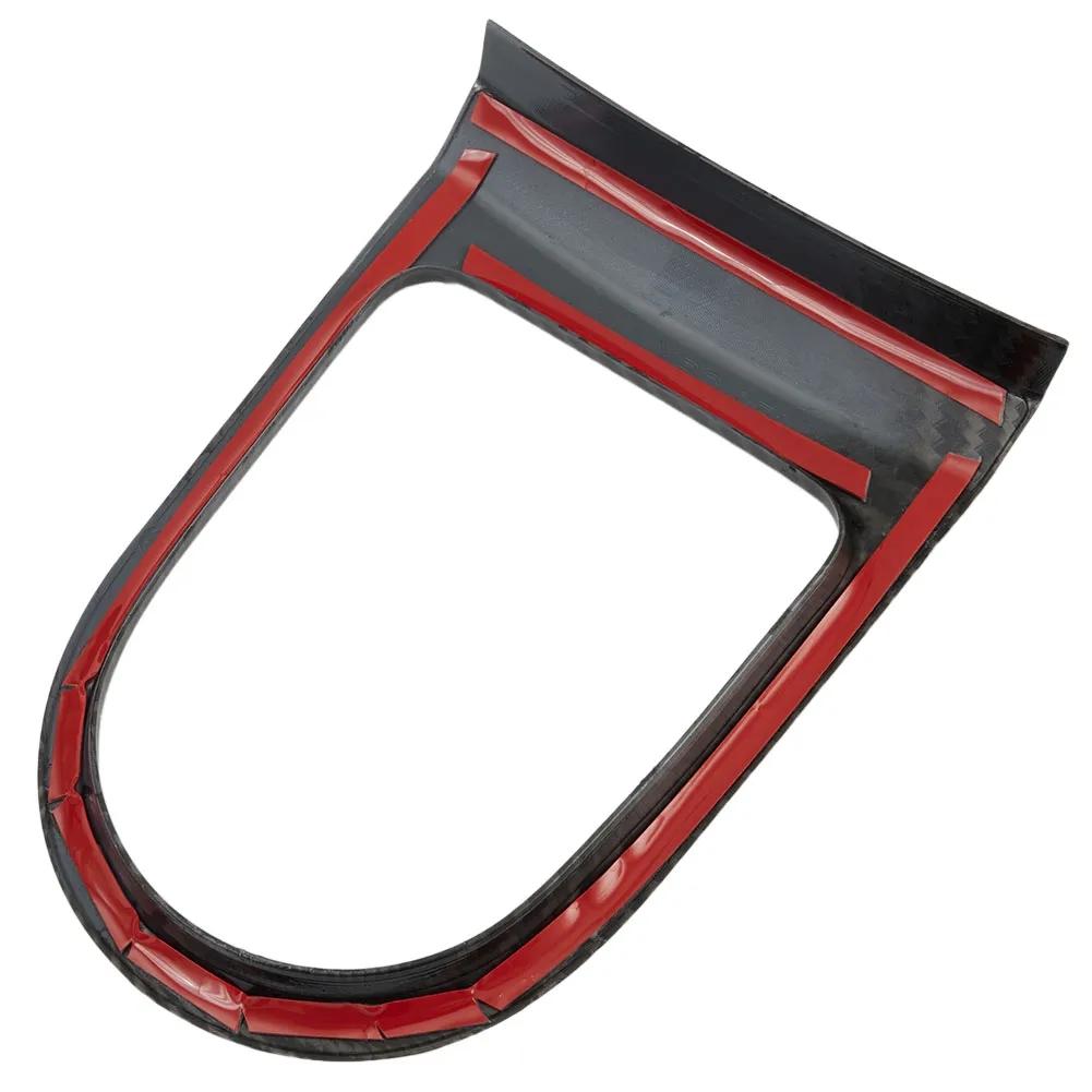 Накладка на панель коробки передач из АБС-пластика с отделкой из углеродного волокна для автомобиля Ford Mustang 2015 2016 2017 2018