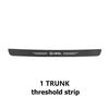 BBGG1 Car Door Threshold Strip Door Sill Protector Carbon Fiber Sticker For Opel Corsa Mokka Astra Cascada Adam Insignia Meriva Vectra