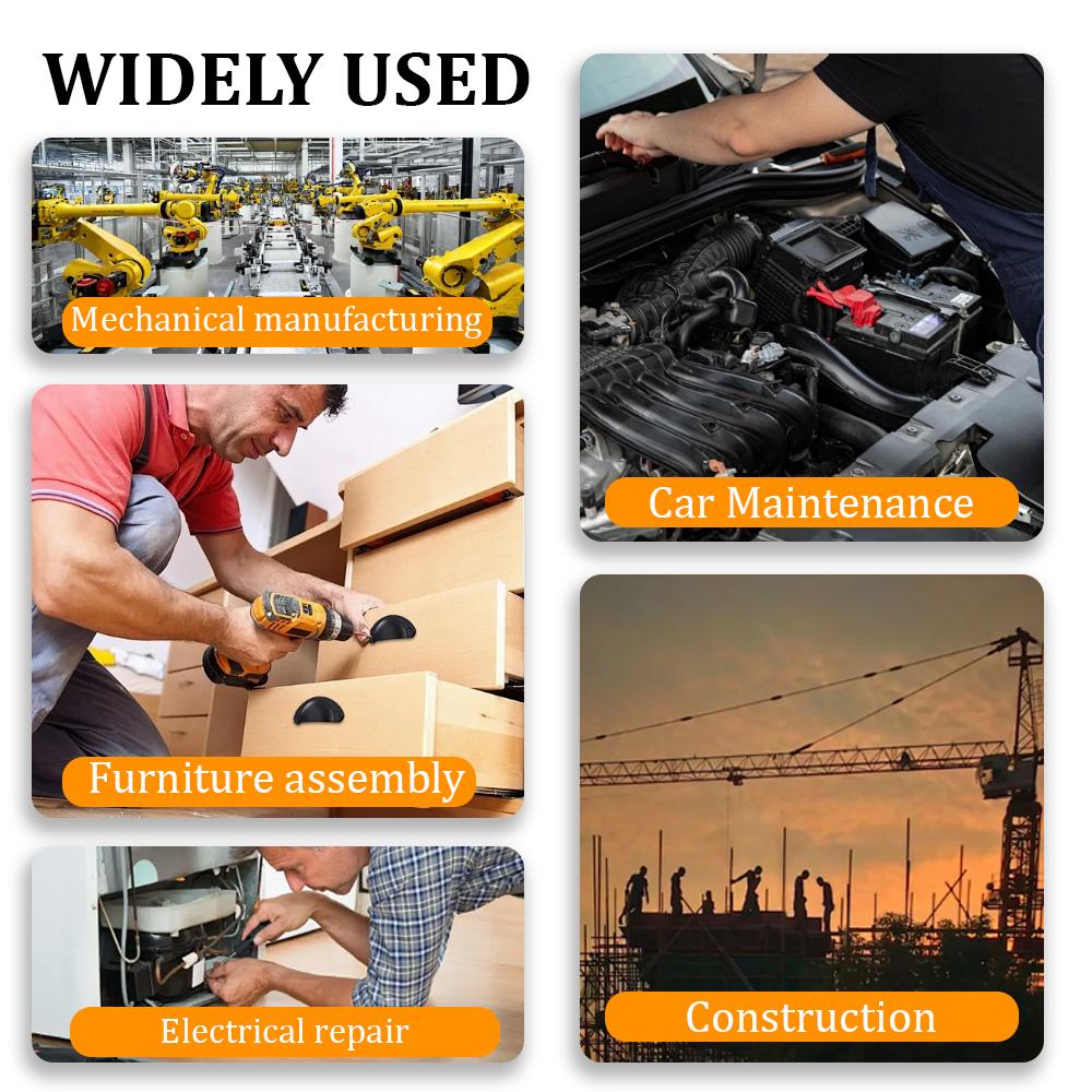 320PCS Zinc-Plated Rivet Nut Assortment M3-M12  Flat Head Vertical KnurledThreaded Rivet Insert Nutsert Cap Rivet Nu Sett