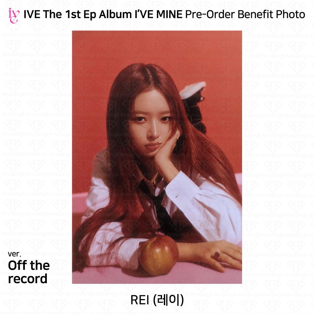 IVE Официальное фото первого EP I'VE MINE, стикер Polaroid, сложенный постер KPOP