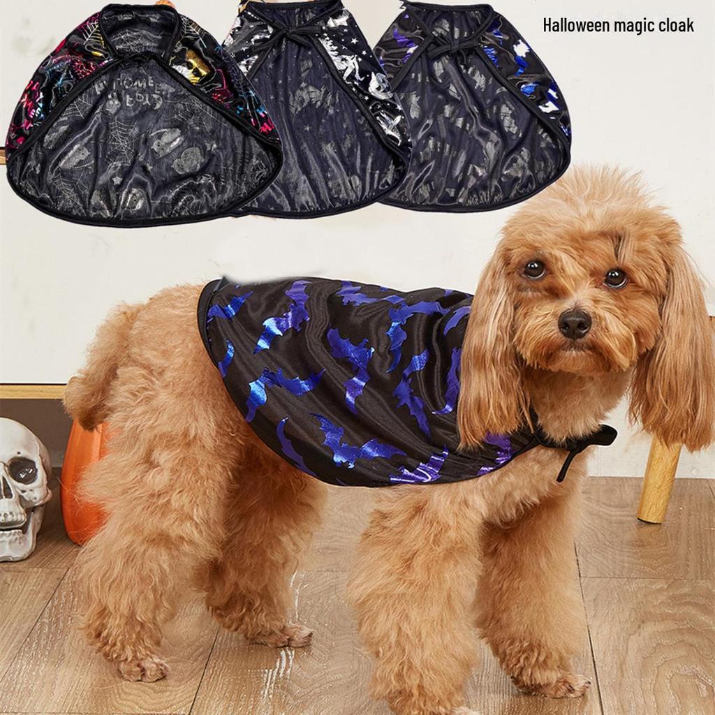 Magic Halloween Cloak for Small Dogs & Cats - Teddy Poodle Costume