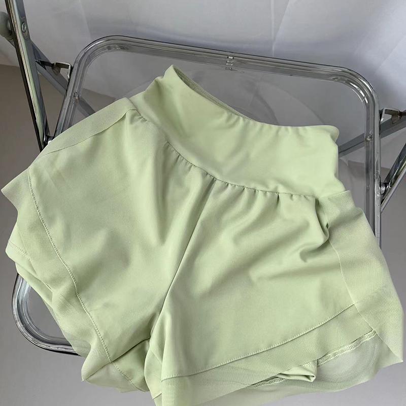 Women's Quick-Drying Mid-Waist Yoga & Running Shorts