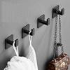 Metal Clothing and Towel Hooks, Safe and Durable, Bathroom, Kitchen, Shower, 2 Pieces