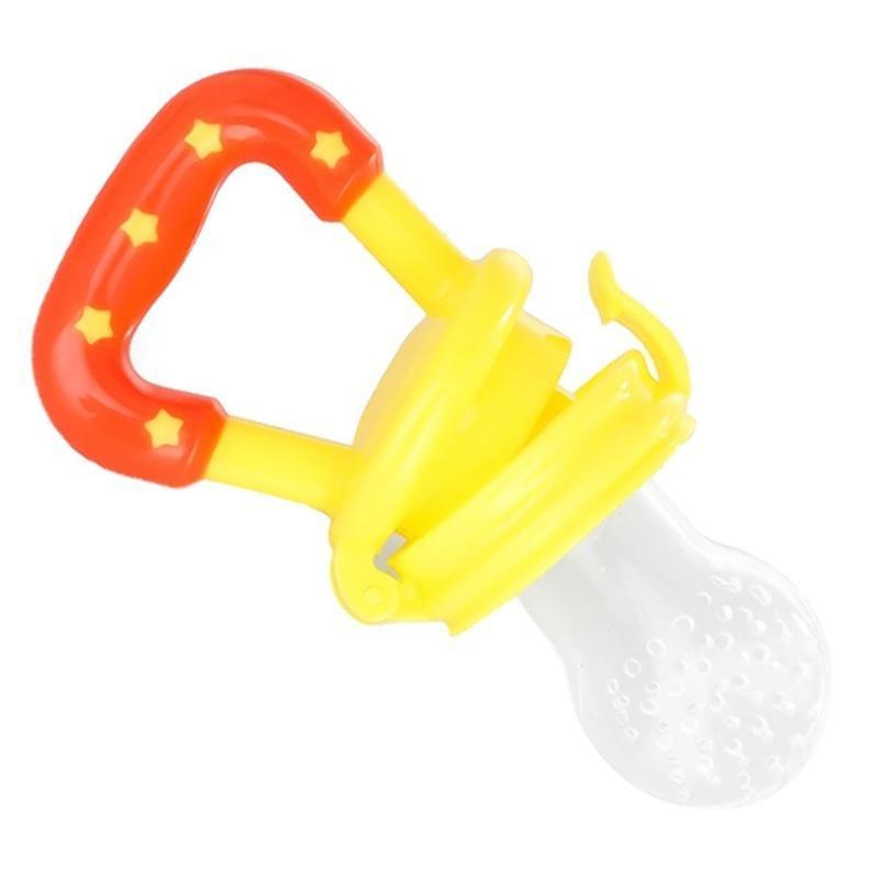 Baby Pacifier Nipple Fruit and Vegetable Le Fruit Consisting Bit Happy Baby Silicone Bit Bag Feeding Utensils Teether Pacifier