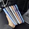 Corrugated Grating Magnetic Case Suitable for IPhone 16 Ice Fog PC Matte Phone Case Apple 15 Anti Slip Strip 14 Transparent