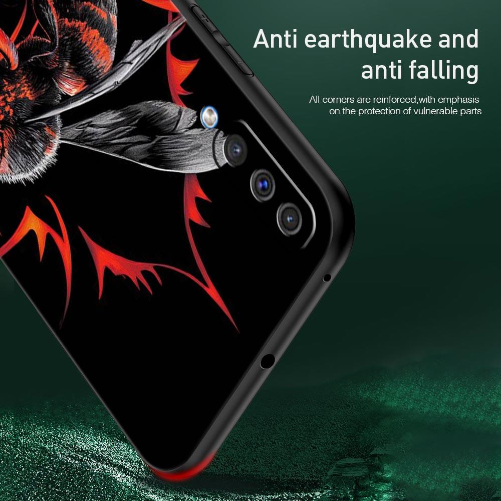 Honeybee Flower Pattern Phone Case for Samsung Galaxy A56 A36 A26 A16 A34 A24 A42 A22 A20 A12 A40 A30 A10 Soft TPU Cover Shell