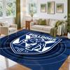 Canterbury-Bankstown Bulldogs Design Crystal Velvet Rug Soft Decorative Mat for Bedroom Entrance