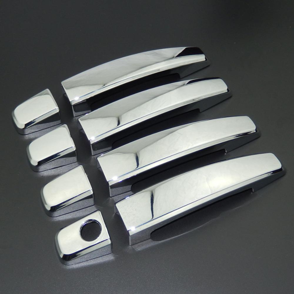 Для Chevy Chevrolet Trax/Tracker 2013 2014 2015 хромированные чехлы на дверные ручки и дверные чаши, украшение автомобиля для Holden